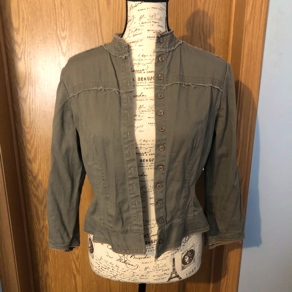 Green Jean Jacket